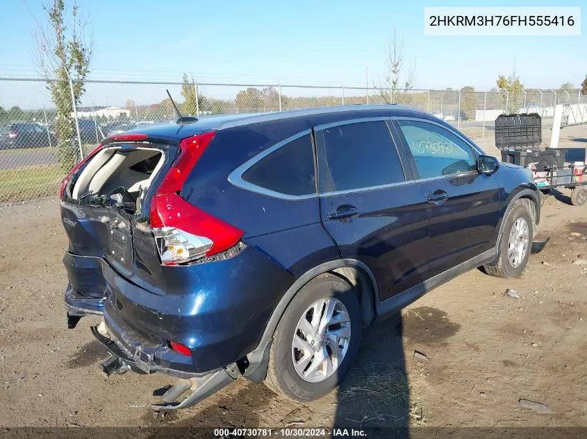 2HKRM3H76FH555416 2015 Honda Cr-V Ex-L