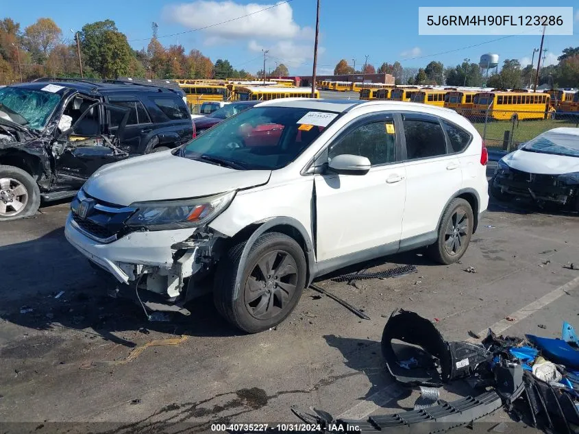 2015 Honda Cr-V Touring VIN: 5J6RM4H90FL123286 Lot: 40735227