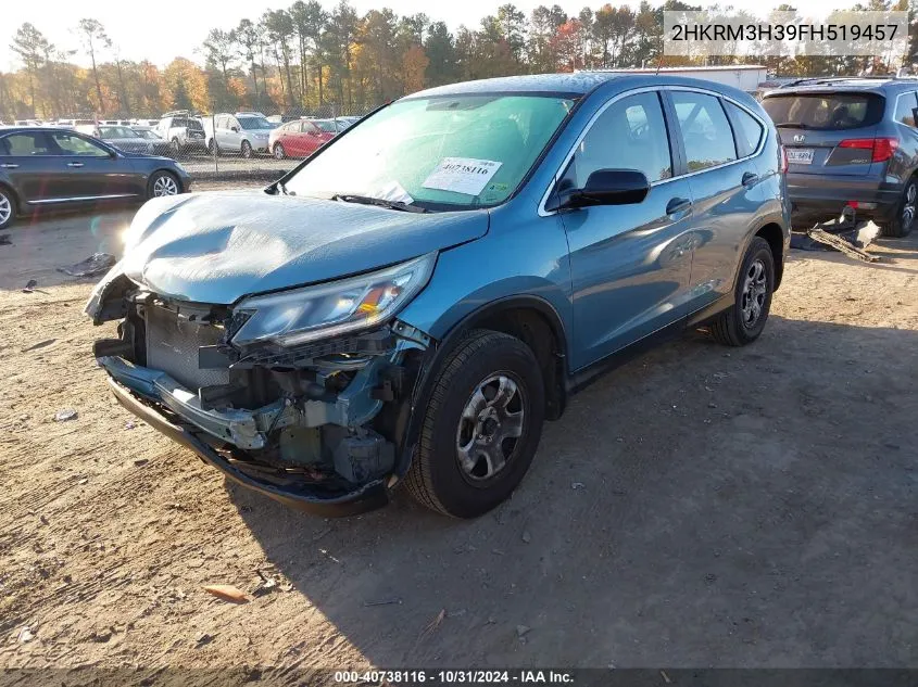 2HKRM3H39FH519457 2015 Honda Cr-V Lx