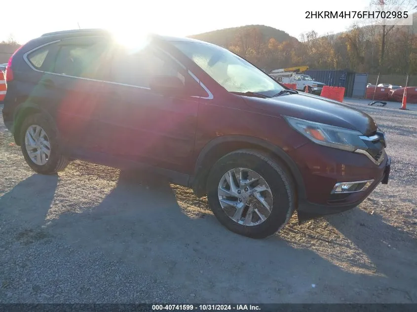 2HKRM4H76FH702985 2015 Honda Cr-V Ex-L