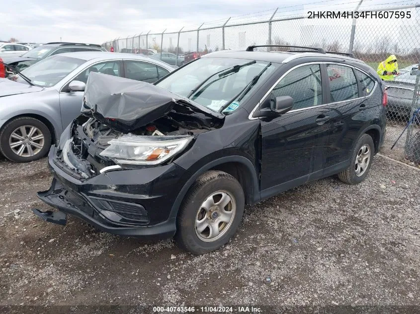 2015 Honda Cr-V Lx VIN: 2HKRM4H34FH607595 Lot: 40743546