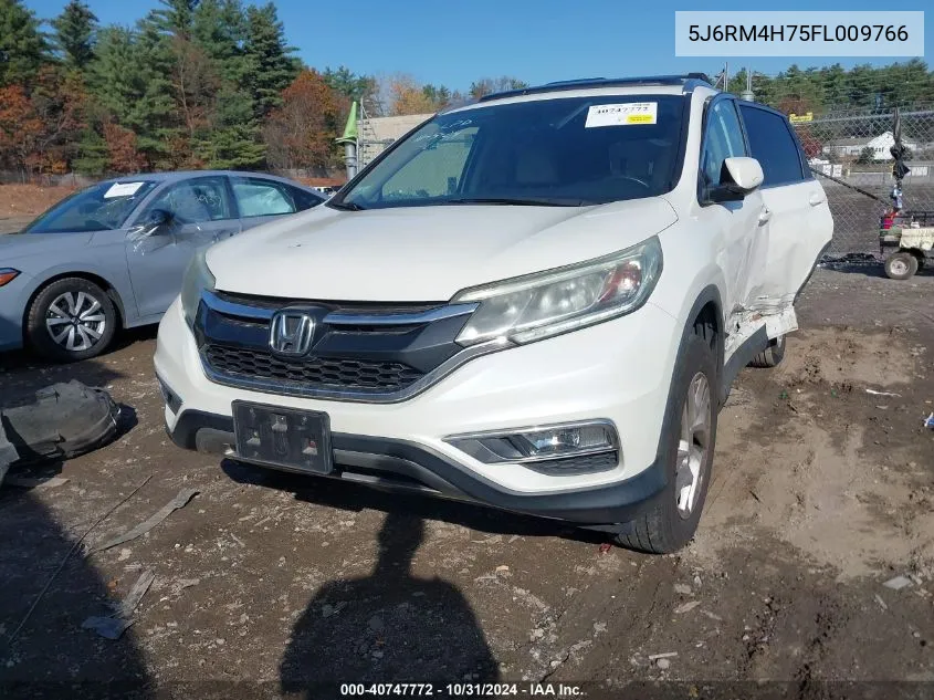 2015 Honda Cr-V Ex-L VIN: 5J6RM4H75FL009766 Lot: 40747772