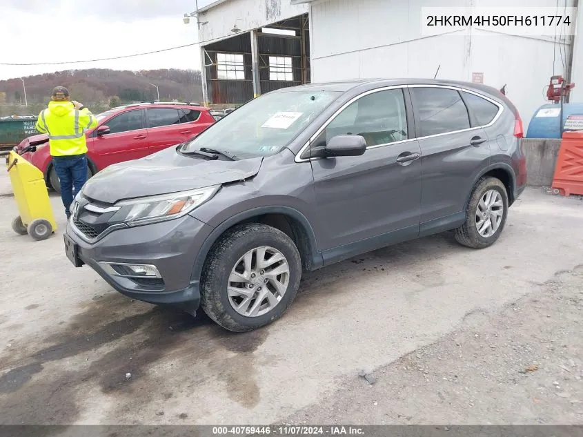 2015 Honda Cr-V Ex VIN: 2HKRM4H50FH611774 Lot: 40759446