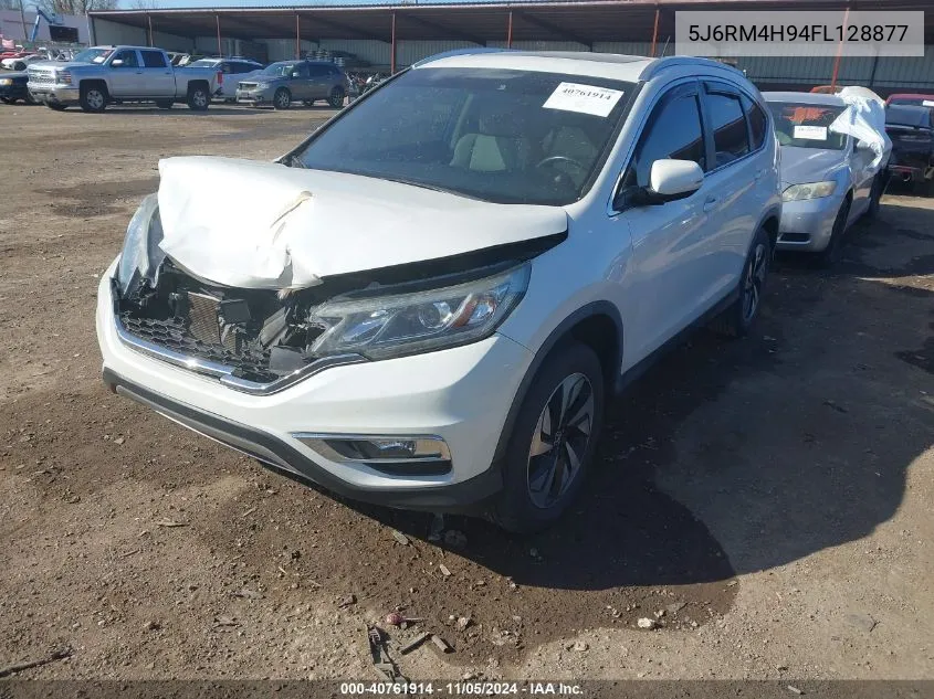 2015 Honda Cr-V Touring VIN: 5J6RM4H94FL128877 Lot: 40761914