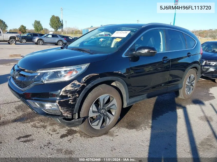 2015 Honda Cr-V Touring VIN: 5J6RM4H96FL113720 Lot: 40762448