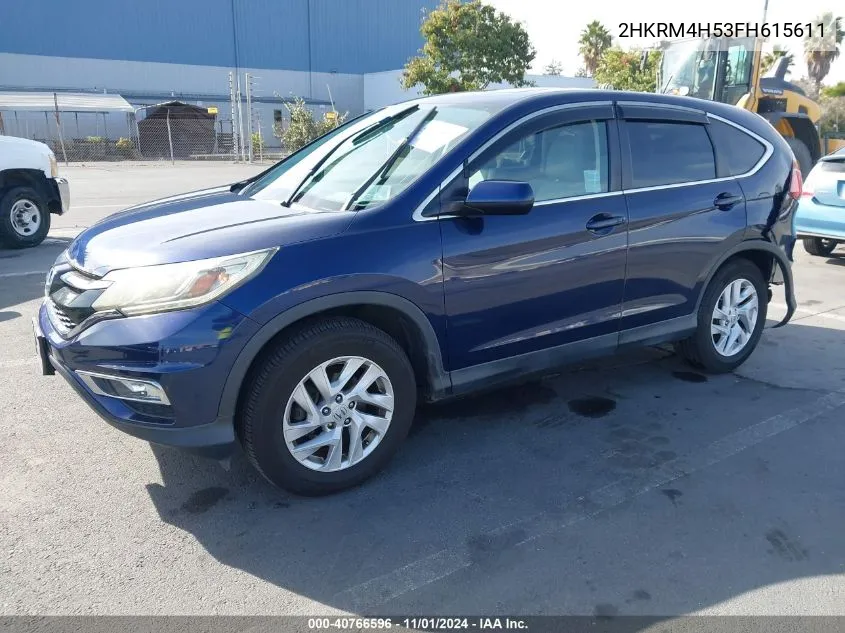 2015 Honda Cr-V Ex VIN: 2HKRM4H53FH615611 Lot: 40766596