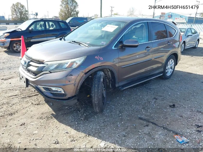 2015 Honda Cr-V Ex VIN: 2HKRM4H50FH651479 Lot: 40772693