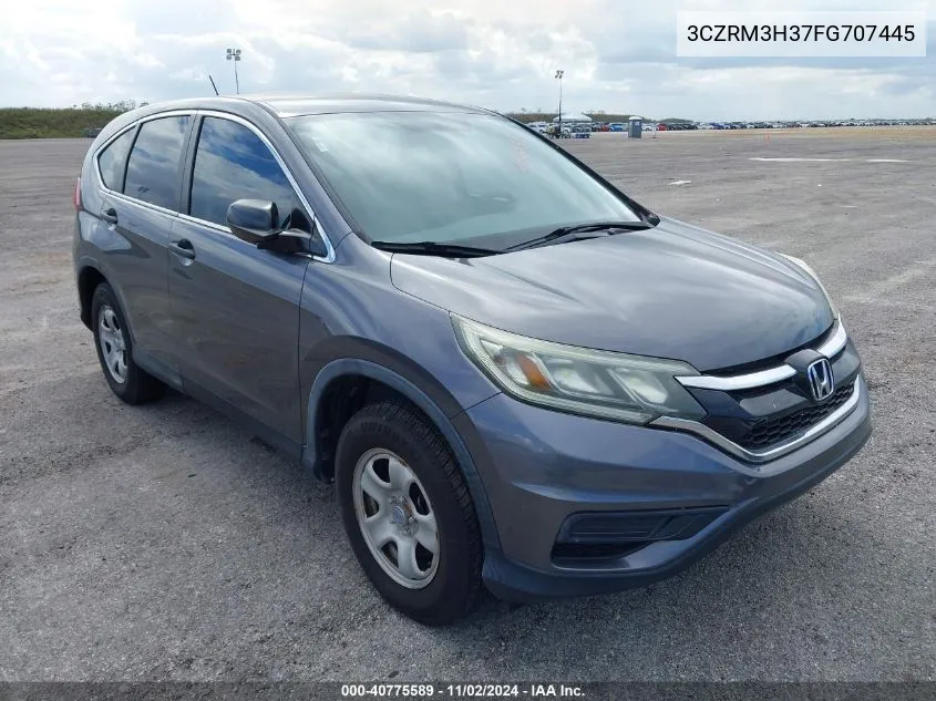 2015 Honda Cr-V Lx VIN: 3CZRM3H37FG707445 Lot: 40775589