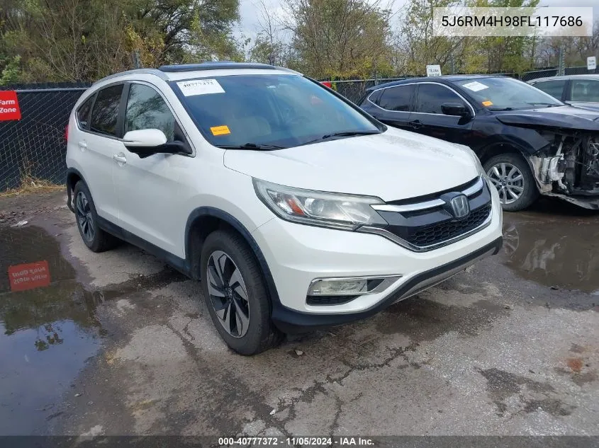 2015 Honda Cr-V Touring VIN: 5J6RM4H98FL117686 Lot: 40777372