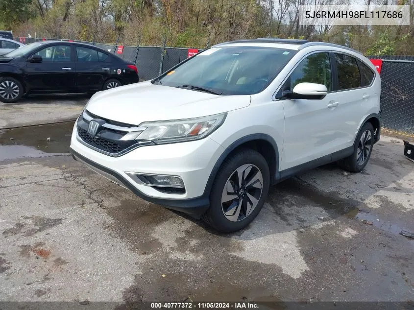 2015 Honda Cr-V Touring VIN: 5J6RM4H98FL117686 Lot: 40777372