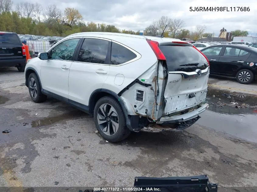 2015 Honda Cr-V Touring VIN: 5J6RM4H98FL117686 Lot: 40777372