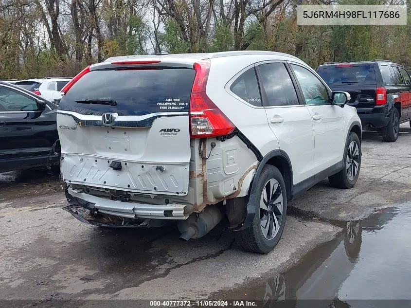 2015 Honda Cr-V Touring VIN: 5J6RM4H98FL117686 Lot: 40777372