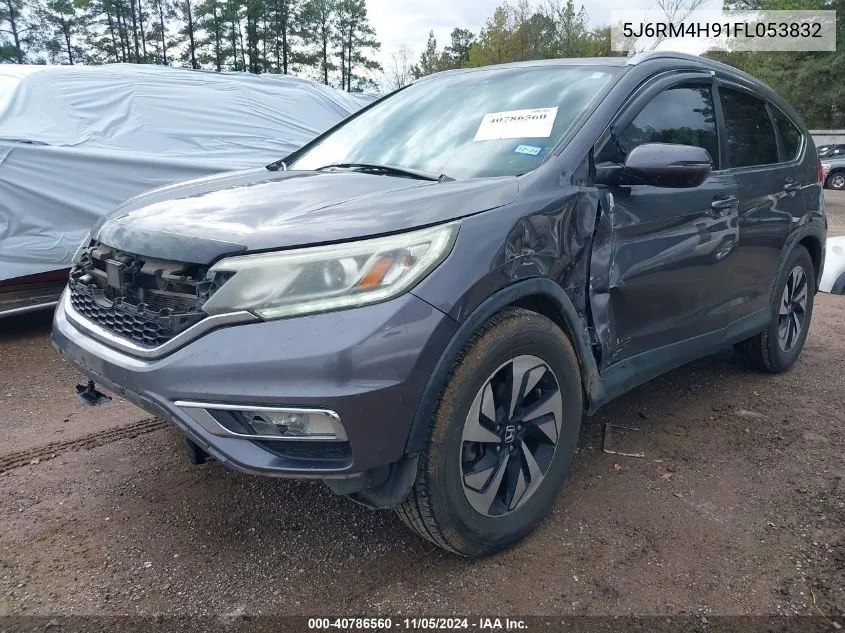 2015 Honda Cr-V Touring VIN: 5J6RM4H91FL053832 Lot: 40786560