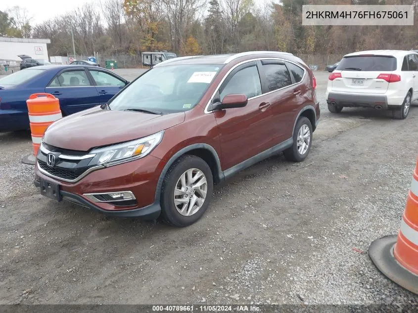 2015 Honda Cr-V Ex-L VIN: 2HKRM4H76FH675061 Lot: 40789661