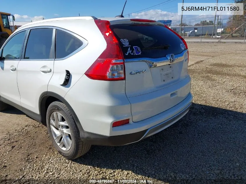 2015 Honda Cr-V Ex-L VIN: 5J6RM4H71FL011580 Lot: 40796567