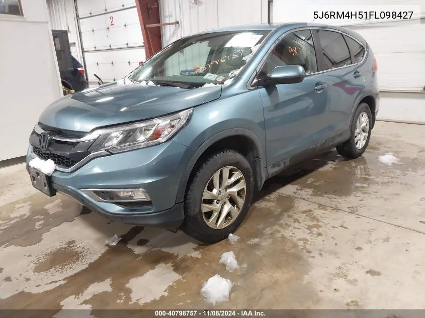 2015 Honda Cr-V Ex VIN: 5J6RM4H51FL098427 Lot: 40798757