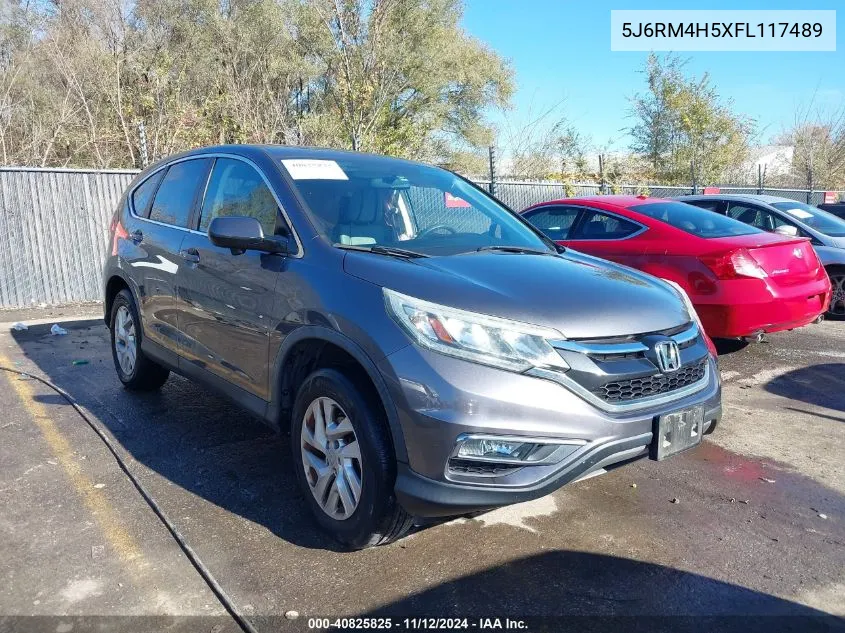 2015 Honda Cr-V Ex VIN: 5J6RM4H5XFL117489 Lot: 40825825