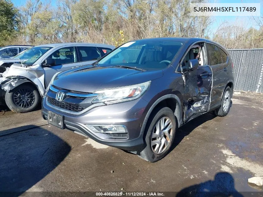 2015 Honda Cr-V Ex VIN: 5J6RM4H5XFL117489 Lot: 40825825