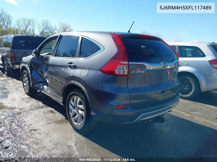 2015 Honda Cr-V Ex VIN: 5J6RM4H5XFL117489 Lot: 40825825