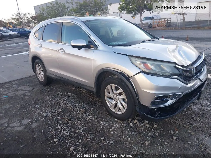 2015 Honda Cr-V Ex-L VIN: 2HKRM3H75FH523198 Lot: 40836347