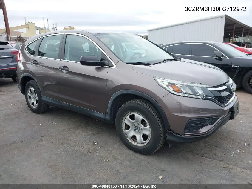 2015 Honda Cr-V Lx VIN: 3CZRM3H30FG712972 Lot: 40848158