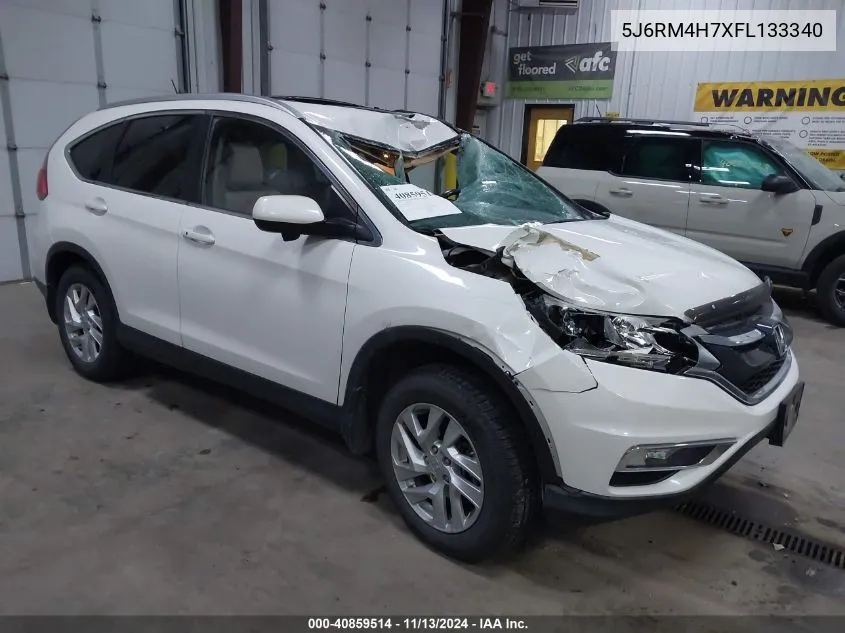 2015 Honda Cr-V Ex-L VIN: 5J6RM4H7XFL133340 Lot: 40859514