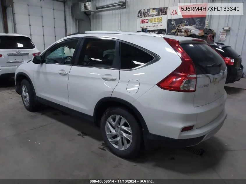 2015 Honda Cr-V Ex-L VIN: 5J6RM4H7XFL133340 Lot: 40859514