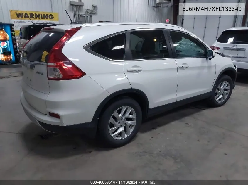 2015 Honda Cr-V Ex-L VIN: 5J6RM4H7XFL133340 Lot: 40859514