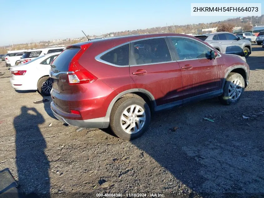 2015 Honda Cr-V Ex VIN: 2HKRM4H54FH664073 Lot: 40864340