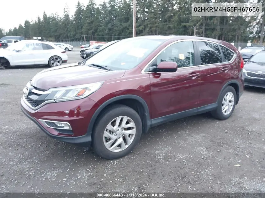 2015 Honda Cr-V Ex VIN: 02HKRM4H55FH67656 Lot: 40866443