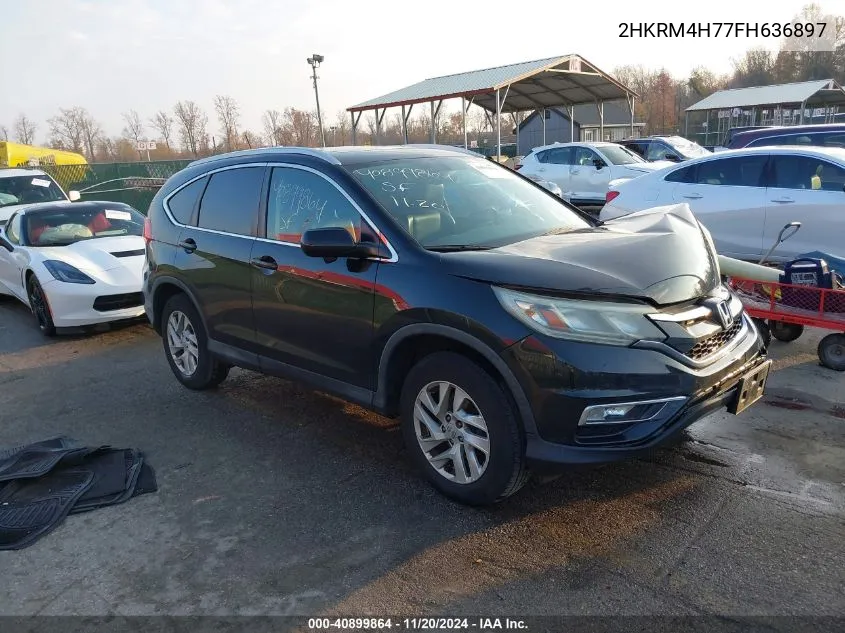 2015 Honda Cr-V Ex-L VIN: 2HKRM4H77FH636897 Lot: 40899864