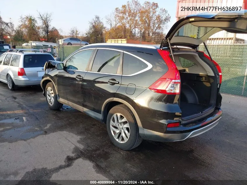 2015 Honda Cr-V Ex-L VIN: 2HKRM4H77FH636897 Lot: 40899864