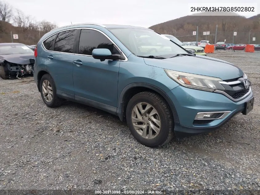 2HKRM3H78G8502802 2016 Honda Cr-V Ex-L