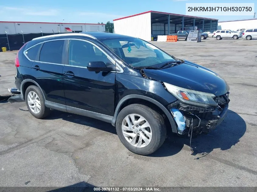 2016 Honda Cr-V Ex-L VIN: 2HKRM3H71GH530750 Lot: 39761132