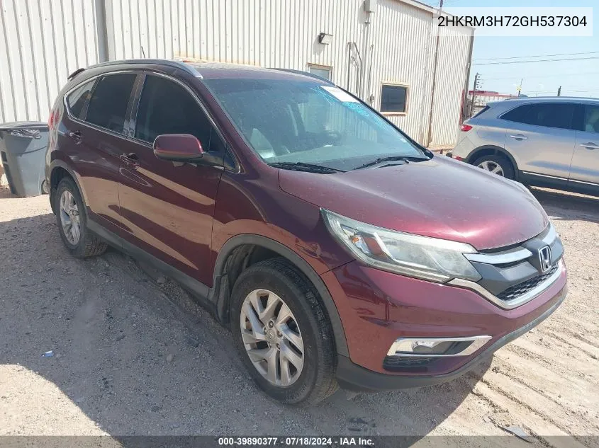 2HKRM3H72GH537304 2016 Honda Cr-V Ex-L