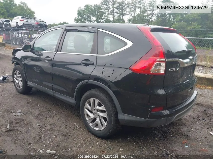 2016 Honda Cr-V Lx VIN: 5J6RM4H32GL124629 Lot: 39909524