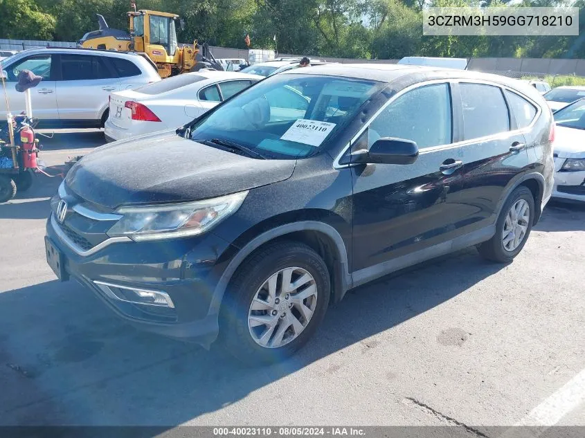 2016 Honda Cr-V Ex VIN: 3CZRM3H59GG718210 Lot: 40023110