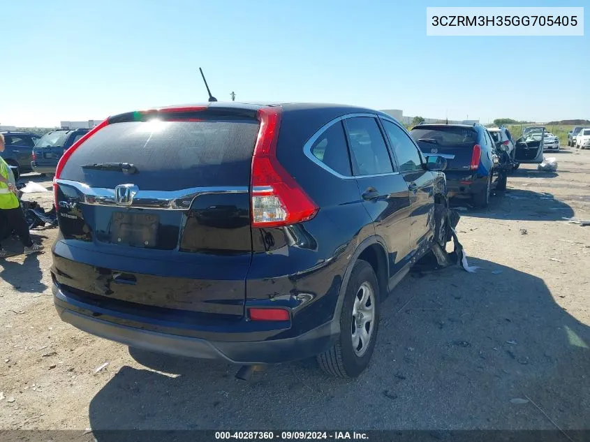 3CZRM3H35GG705405 2016 Honda Cr-V Lx