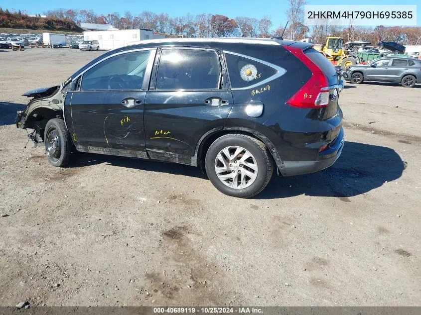 2016 Honda Cr-V Ex-L VIN: 2HKRM4H79GH695385 Lot: 40689119