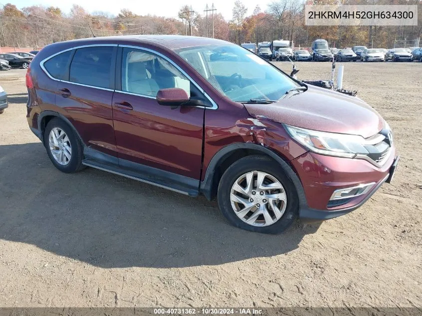 2HKRM4H52GH634300 2016 Honda Cr-V Ex