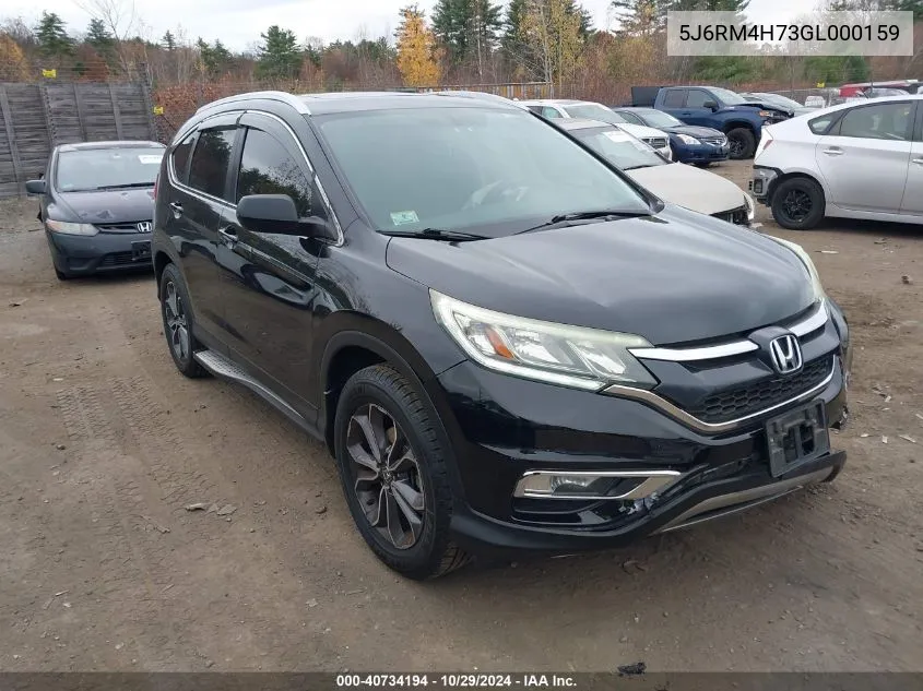 2016 Honda Cr-V Ex-L VIN: 5J6RM4H73GL000159 Lot: 40734194