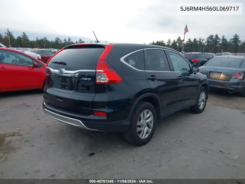 2016 Honda Cr-V Ex VIN: 5J6RM4H56GL069717 Lot: 40761348