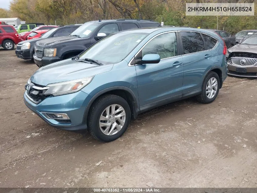 2016 Honda Cr-V Ex VIN: 2HKRM4H51GH658524 Lot: 40763352