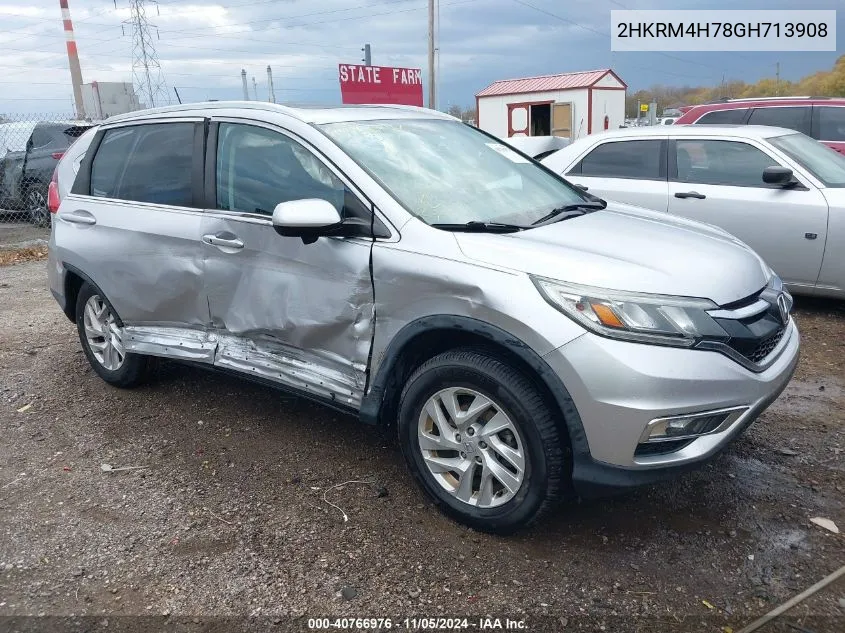 2016 Honda Cr-V Ex-L VIN: 2HKRM4H78GH713908 Lot: 40766976