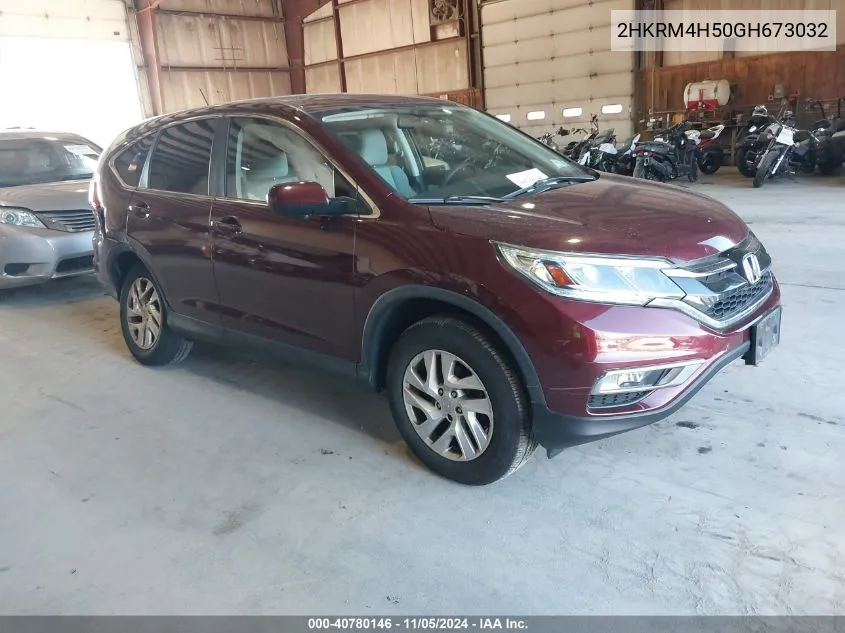 2016 Honda Cr-V Ex VIN: 2HKRM4H50GH673032 Lot: 40780146