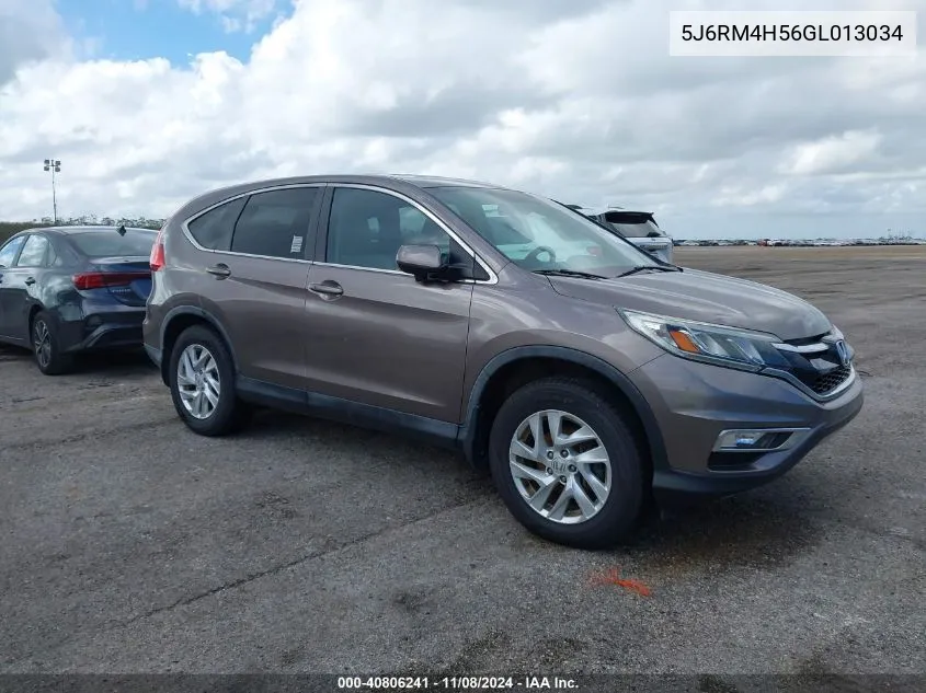 2016 Honda Cr-V Ex VIN: 5J6RM4H56GL013034 Lot: 40806241