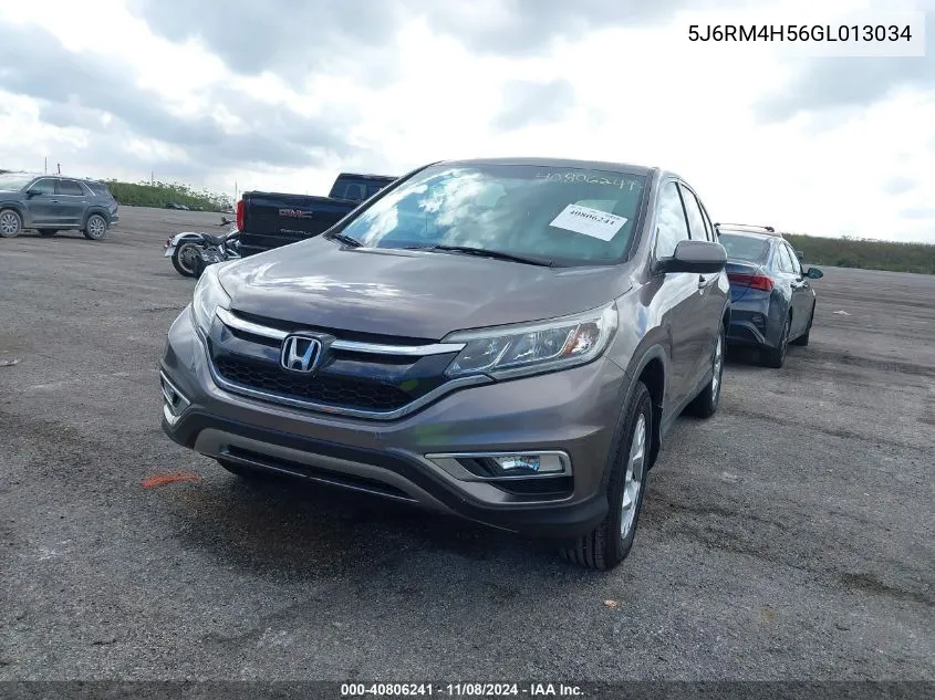 2016 Honda Cr-V Ex VIN: 5J6RM4H56GL013034 Lot: 40806241