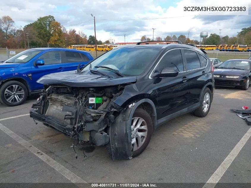 2016 Honda Cr-V Ex VIN: 3CZRM3H5XGG723383 Lot: 40811731