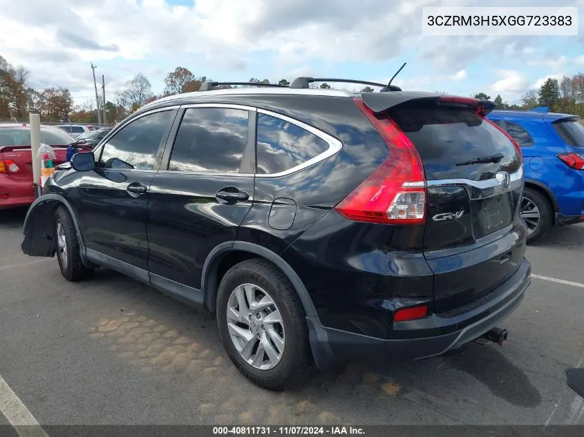 2016 Honda Cr-V Ex VIN: 3CZRM3H5XGG723383 Lot: 40811731