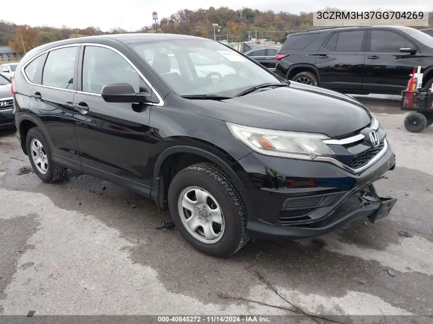 2016 Honda Cr-V Lx VIN: 3CZRM3H37GG704269 Lot: 40845272